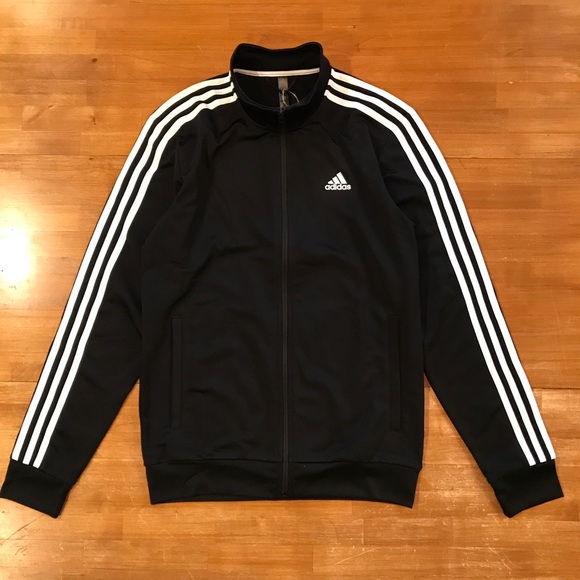 ADIDAS Essentials Black 3-Stripes Track Suit - Picture 2 of 16